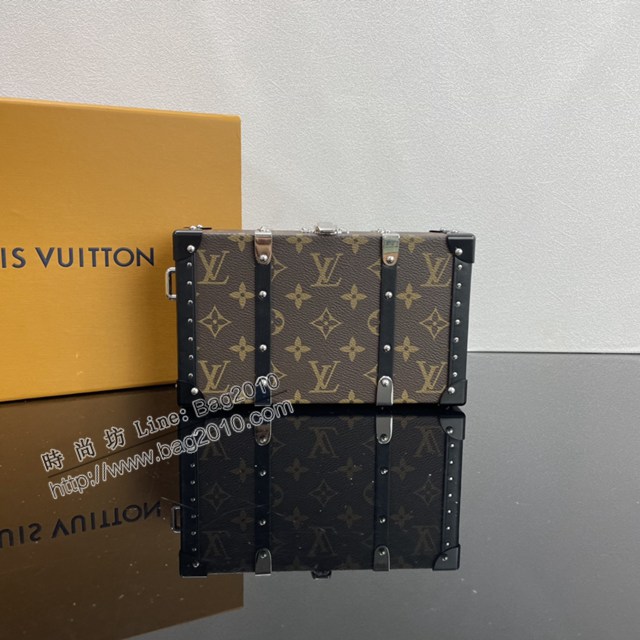 Lv路易威登2023專櫃新款Neo Wallet Trunk手袋 LV男士硬箱小盒子斜挎包 M20953 M20954 ydh5073